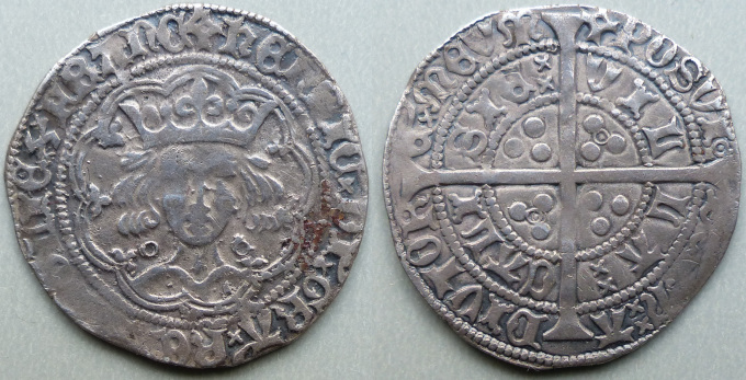 Henry VI annulet issue groat Calais